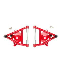 UMI Performance 73-87 GM C10 Street Performance Lower Control Arms - Red - 6432-R