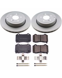 Power Stop 10-16 Hyundai Genesis Coupe Rear Z17 Evolution Geomet Coated Brake Kit - CRK6165