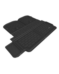 3D Maxpider 2022 Tesla Model X Behind 2nd Row Cross Fold Kagu Black Cargo Liner - M1TL0431309