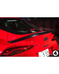 MAX ORIDO x AKEa - Trunk Spoiler - Toyota GR Supra 2020+ - Matte Black (ABS) - MAX-SUP-TRS-BK