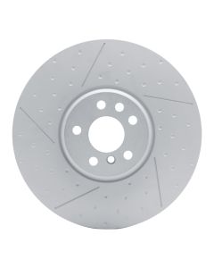 DFC 20-25 BMW M440iX Left Front Hi-Carbon Alloy Geomet Coated Rotor - Dimpled and Slotted - 940-31132D