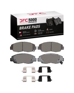 DFC 98-02 Honda Accord Sedan Front 5000 Advanced Ceramic Brake Pads and Hardware Kit - 1551-1578-02