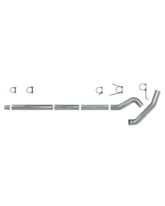 Diamond Eye KIT 5in CB MFLR RPLCMENT PIPE SGL AL: 2004.5-2007.5 DODGE CUMMINS 600 - K5244A-RP