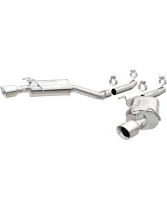MagnaFlow Axle-Back Stainless Dual Split 4in Polished Tips 10-15 Chevrolet Camaro Convert. 3.6L V6 - 15354