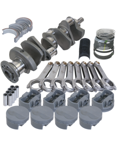 Eagle Pontiac 455 4.250in Crank 6.800in H-Beam -6cc Flat Top 4.155in Pistons Rotating Assembly - 515034155