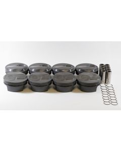 Mahle MS Piston Set Chevy Big Block 568ci 4.61in Bore 4.25in Stk 6.535in Rod .99 Pin - Set of 8 - 930239110