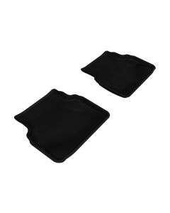 3D MAXpider 2002-2007 Subaru Impreza Kagu 2nd Row Floormats - Black - L1SB01021509