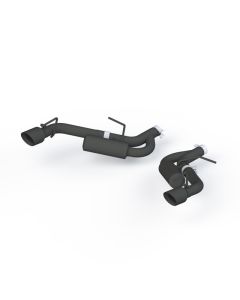 MBRP Black Coated 2.5" Axle Back Non NPP Chevrolet Camaro 2.0T V6 3.6L 2016-2020 - S7038BLK
