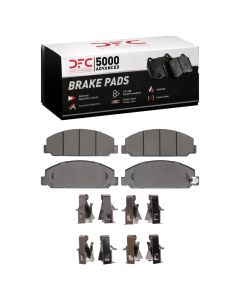 DFC 13-20 Hino 5 Rear/Front 5000 Advanced Ceramic Brake Pads and Hardware Kit - 1551-1683-01