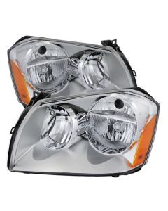 xTune Dodge Magnum 05-07 Crystal Headlights Chrome HD-JH-DMAG05-AM-C - 9024719