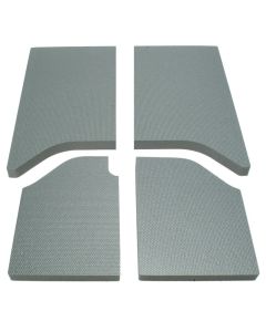 DEI 11-18 Jeep Wrangler JK 2-Door Boom Mat Headliner - 4 Piece - Gray - 50140