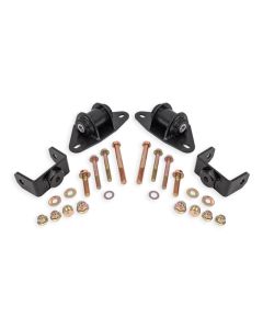 BMR 14-19 Chevrolet Corvette Motor Mount Kit - Black Hammertone - MM571H