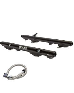 Snow LS3 Intake w/LS3 Injectors (34mm) Factory Fit Billet Fuel Rail Kit - SNF-33343F