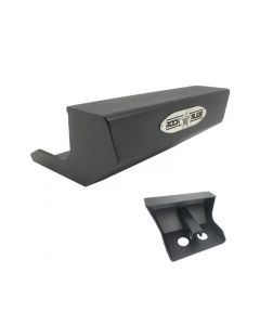 Rock Slide Engineering Black Steel Powdercoat Receiver Hitch Step Slider Jeep Wrangler 1987-2021- ROCK-AC-RH-SS