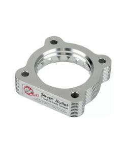 aFe POWER Silver Bullet Throttle Body Spacer Silver Dodge Ram 1500 2007-2012- AFE-46-32009
