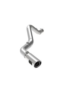 aFe POWER Large Bore-HD 5 Stainless DPF-Back Exhaust System w/ Polished Tip Chevrolet Silverado | GMC Sierra 2500|3500 HD V8 6.6L 2020- AFE-49-44125-P