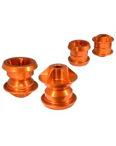 Solid Rear Subframe Mount Set for 10-15 Camaro - Orange