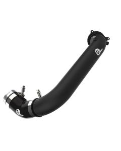 aFe POWER Bladerunner 2-3/4 Inch Aluminum Hot Charge Pipe Black Toyota GR Supra A90 B48 L4-2.0L 2021+- AFE-46-20488-B