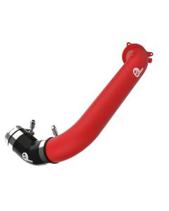 aFe POWER Bladerunner 2-3/4 Inch Aluminum Hot Charge Pipe Red Toyota GR Supra A90 B48 L4-2.0L 2021+-