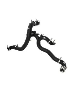 aFe POWER Black Aluminum BladeRunner Hot & Cold Charge Pipe Kit Genesis | Kia 2018-2022- AFE-46-20504-B