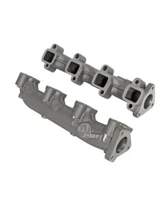 aFe POWER BladeRunner Ported Ductile Iron Exhaust Manifolds GM Diesel Trucks 01-16 V8-6.6L (td) LLY/LBZ/LMM/LML- AFE-46-40024