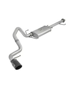 aFe POWER Scorpion 2-1/2 Aluminized Steel Catback Exhaust System w/ Black Tip Toyota FJ Cruiser 07-17 V6-4.0L- AFE-49-06039-B
