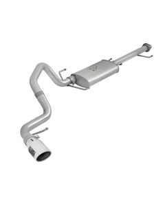 aFe POWER Scorpion 2-1/2 Aluminized Steel Catback Exhaust System w/ Polished Tip Toyota FJ Cruiser 07-17 V6-4.0L- AFE-49-06039-P