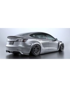 Artisan Spirits Black Label Rear Over Fender Body Kit Fiberglass (FRP) for Tesla Model 3 2018+ - ART-TM3-RF-FRP