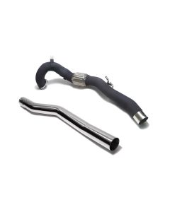 ARMYTRIX Ceramic Coated High-Flow Performance Race Downpipe & Secondary Downpipe w/Cat Simulator Audi S3 Sportback | Sedan 8V 2013+- ARMY-AWVSR-6DDC