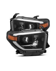 Toyota Tundra PRO-Series Projector Headlights Midnight Black 2014-2021 Alpharex- ALPH-880718