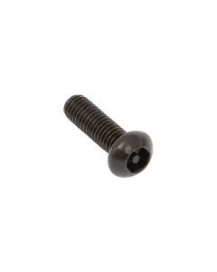 M6 X 20mm Black Button Security Screw (Stainless Steel) (6 Pack)