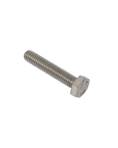 M6 X 30mm Hex Set Screw (Stainless Steel) (6 Pack)