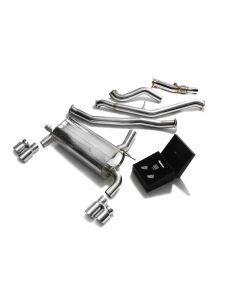 ARMYTRIX Valvetronic Exhaust System w/Race Downpipe | BMW 3-Series | 4-Series F3x 2012-2015- ARMY-BN20B20-BDD+BMF32-QS42C