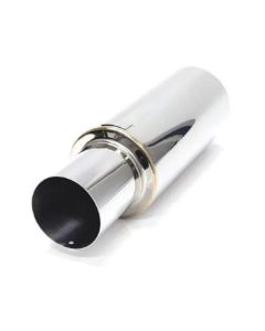 Blox Racing 60.5mm Street Muffler w/ Straight Tip- BLOX-BXEX-00106