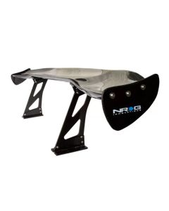 NRG Carbon Fiber 69 Inch Universal Rear Spoiler with Logo- NRG-CARB-A690NRG