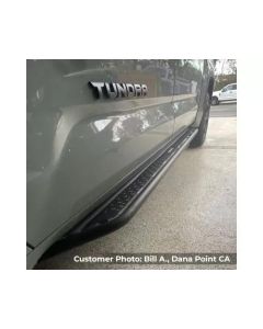 Go Rhino Textured Black Brackets for Dominator Extreme SideSteps Toyota Tundra Crew Max 2022+- GO R-