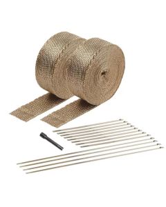 Design Engineering DEI Exhaust & Pipe Wrap Kit, Titanium- DEI-10095