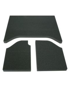 Design Engineering DEI Jeep Wrangler Sound Deadening Headliner2007-2010 2-Door - 3 Piece Black- DEI-50132