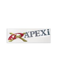 Tri-Color Chrome APEXi 12 Decal - APEX-X 601-KH17