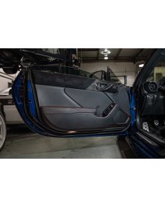 TOM'S Racing - Door Kick Panel Protector - 2022+ Toyota GR86 / Subaru BRZ - Red