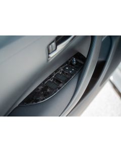 TOM'S Racing - Forged Carbon Door Switch Panel Set (LHD)- Toyota GR Corolla [2023+] / Toyota Corolla Hatchback [2019+] - TMS-74231-TEA15