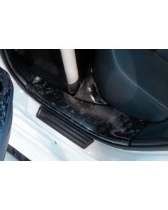 TOM'S Racing - Forged Carbon Rear Scuff Plate Cover - Toyota GR Corolla [2023+] - TMS-67914-TEA14