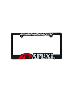 APEXi License Plate Frame Ver. 2 - Red Logo 601-KLP2