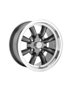 Konig Rewind Graphite w/Machined Lip Wheel 15x7 4x114.3 0- KONI-RW75114006