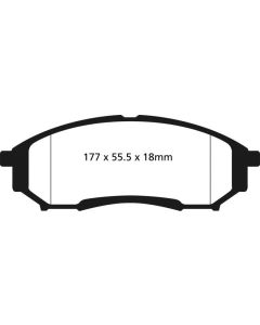 High-Performance Rear Brake Pads for Ford 2005-2007
