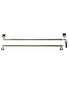 RaceQuip Window Net Mount Kit - Spring Loaded Round Bar