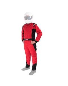 RaceQuip RaceQuip Chevron SFI-1 Suit -Red - Small- RACE-130912