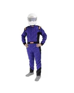 RaceQuip RaceQuip Chevron SFI-1 Suit -Blue - Large- RACE-130925