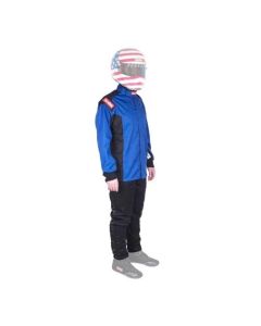 RaceQuip Chevron SFI-1 Jacket - Blue - XXL- RACE-131927