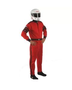 RaceQuip 110 Series Pyrovatex Racing Suit - Red - Medium- RACE-110013